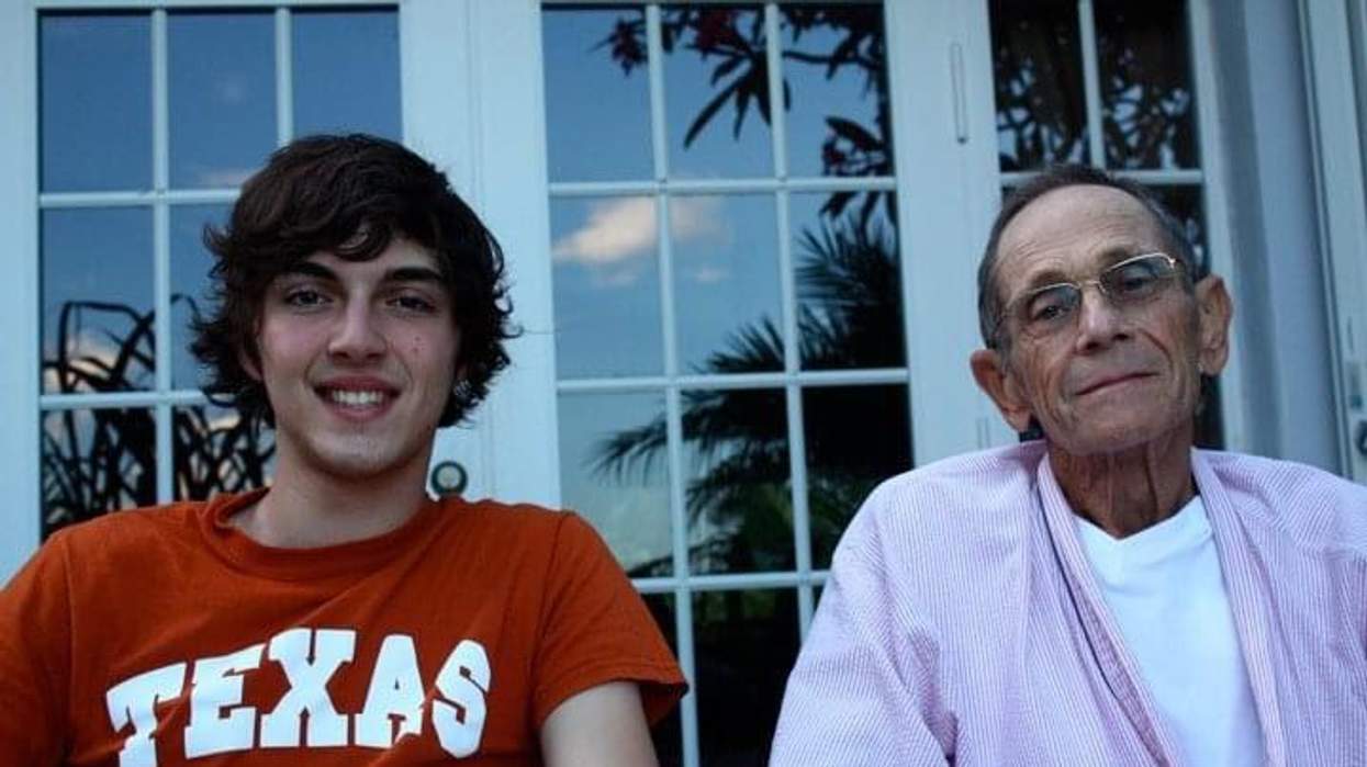 Sama’an Ashrawi and his grandfather Dave