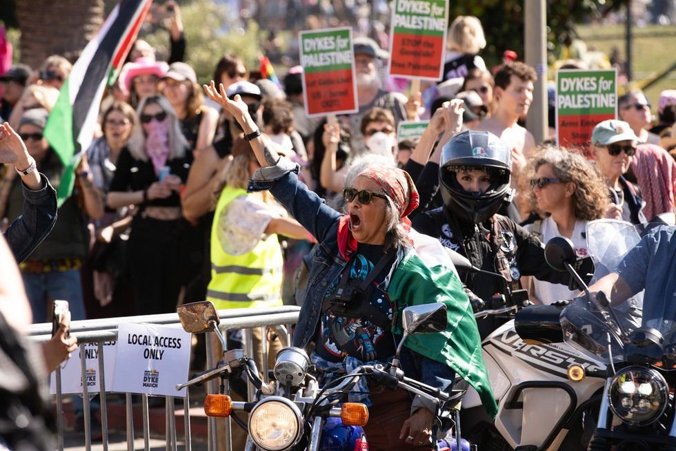 San Francisco Dyke March Protest LGBTQIA Pride Weekend 2025