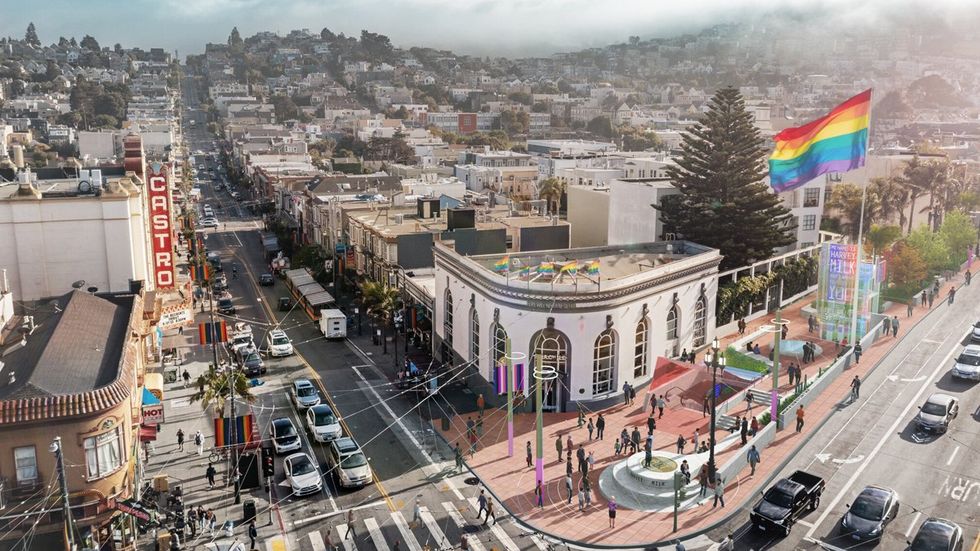 San Francisco Harvey Milk Plaza upgrade rendering