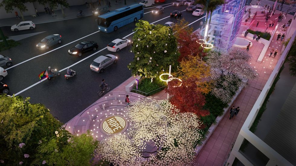 San Francisco Harvey Milk Plaza upgrade rendering