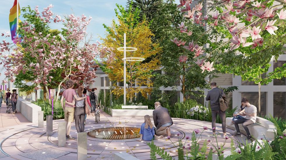 San Francisco Harvey Milk Plaza upgrade rendering