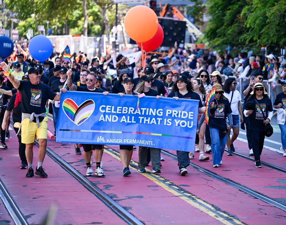 San Francisco LGBTQIA Pride Parade Protest March 2025
