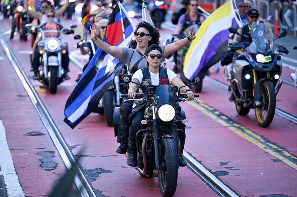 San Francisco Pride Parade Protest March 2025