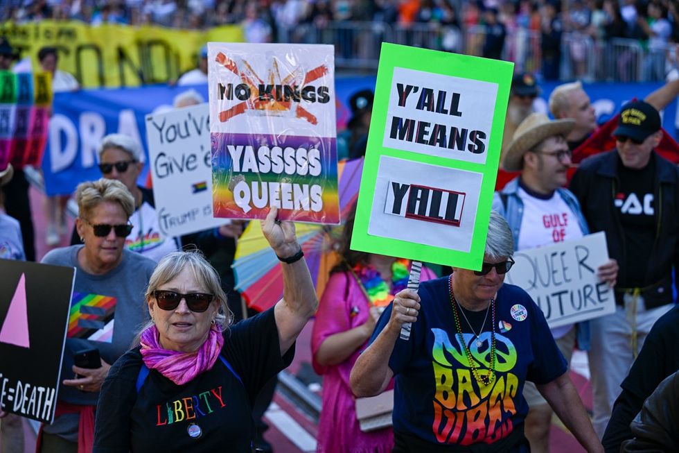 San Francisco Pride Parade Protest March 2025