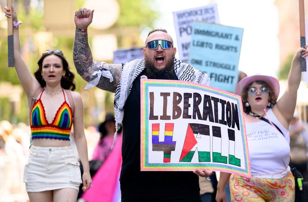 San Francisco Pride Parade Protest March 2025