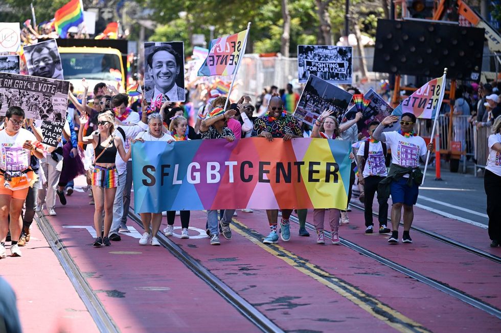 San Francisco Pride Parade Protest March 2025