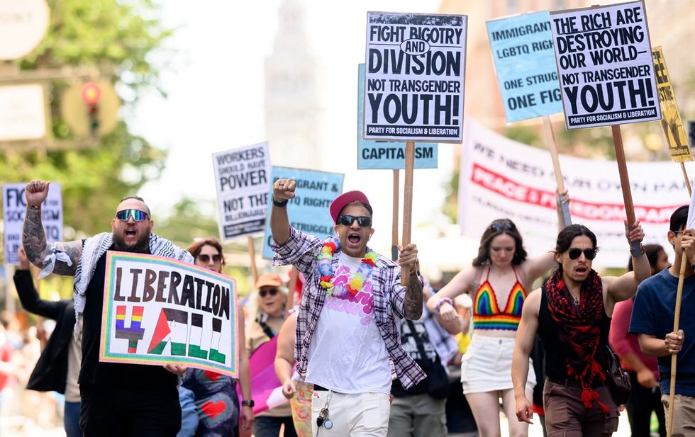 San Francisco Pride Parade Protest March 2025