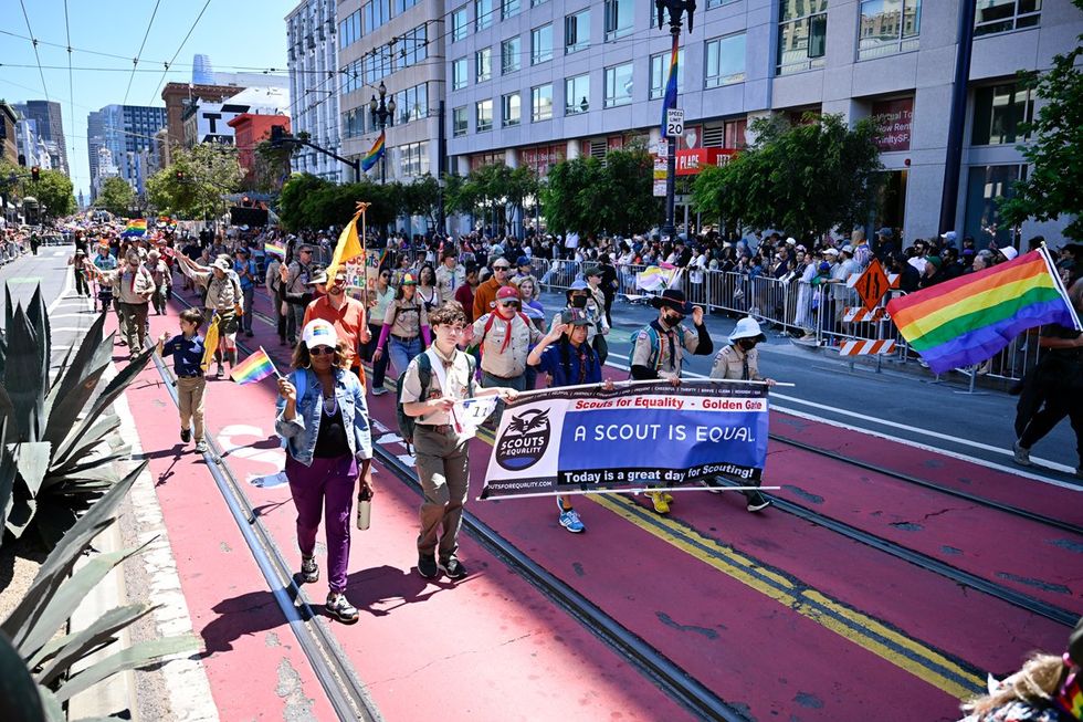 San Francisco Pride Parade Protest March 2025