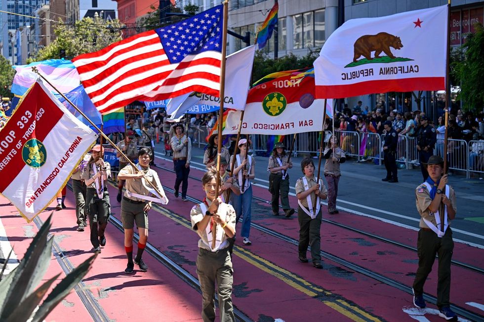 San Francisco Pride Parade Protest March 2025