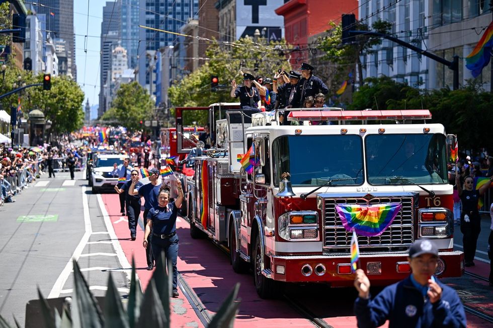 San Francisco Pride Parade Protest March 2025
