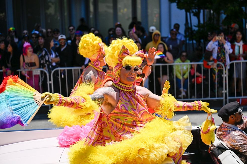 San Francisco Pride Parade Protest March 2025