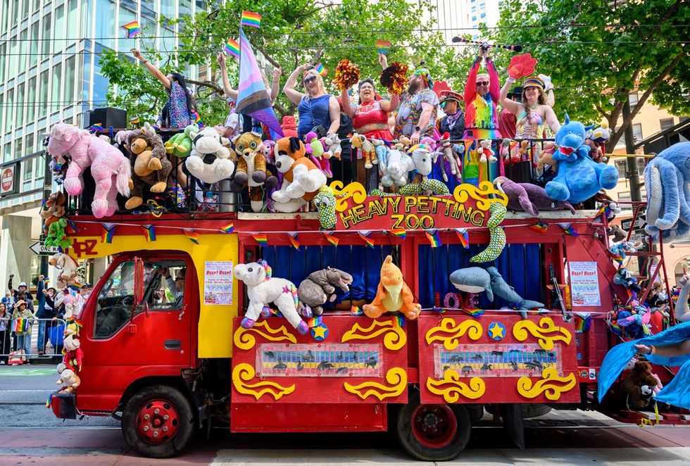 San Francisco Pride Parade Protest March 2025
