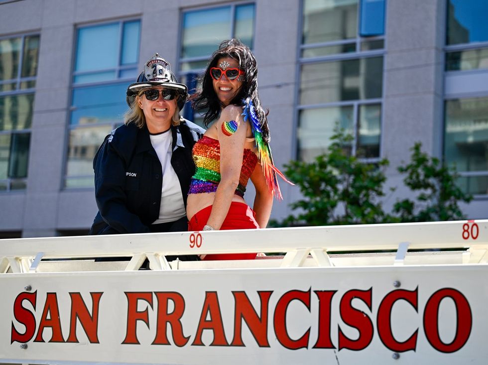 San Francisco Pride Parade Protest March 2025