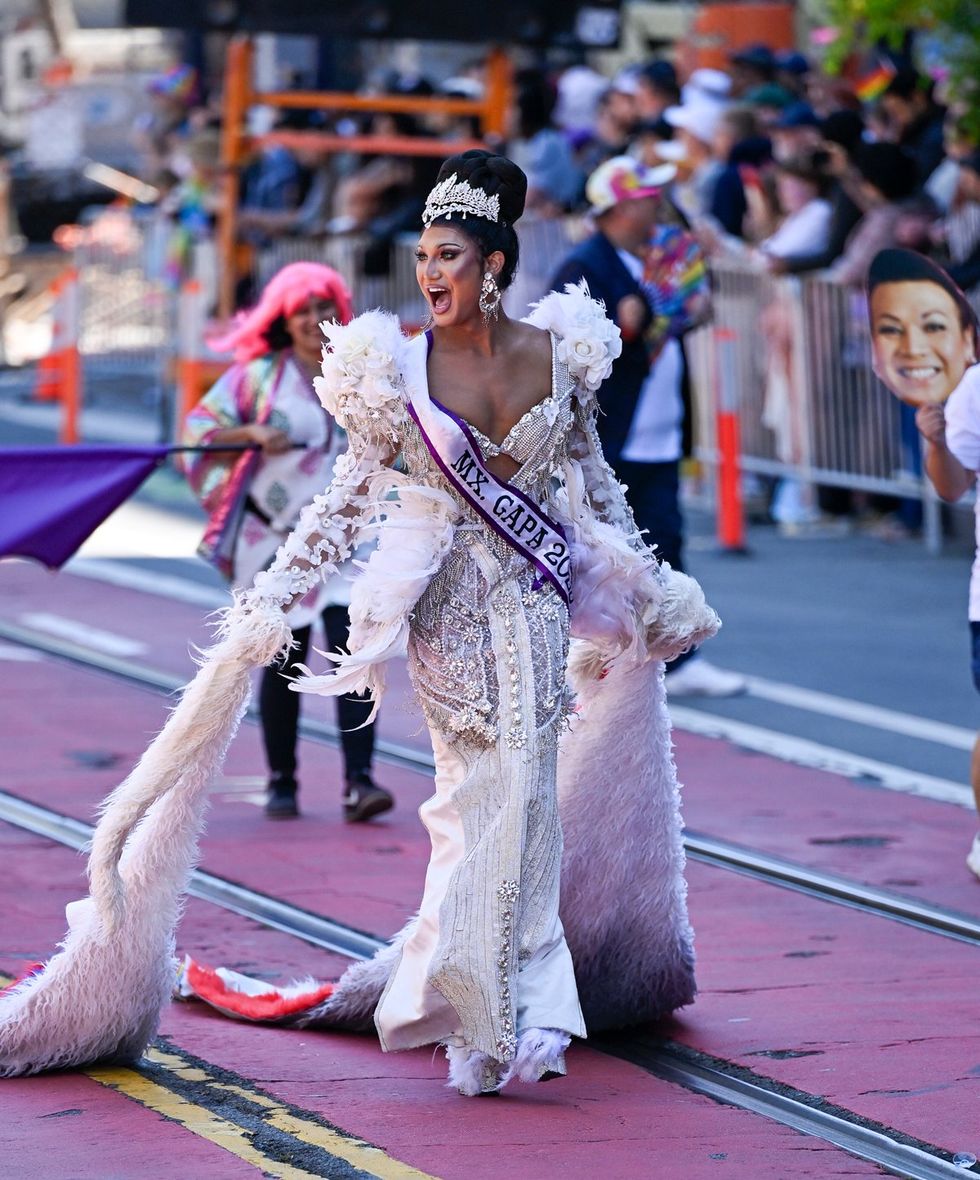 San Francisco Pride Parade Protest March 2025
