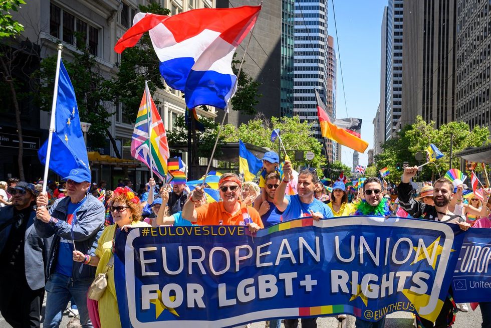 San Francisco Pride Parade Protest March 2025