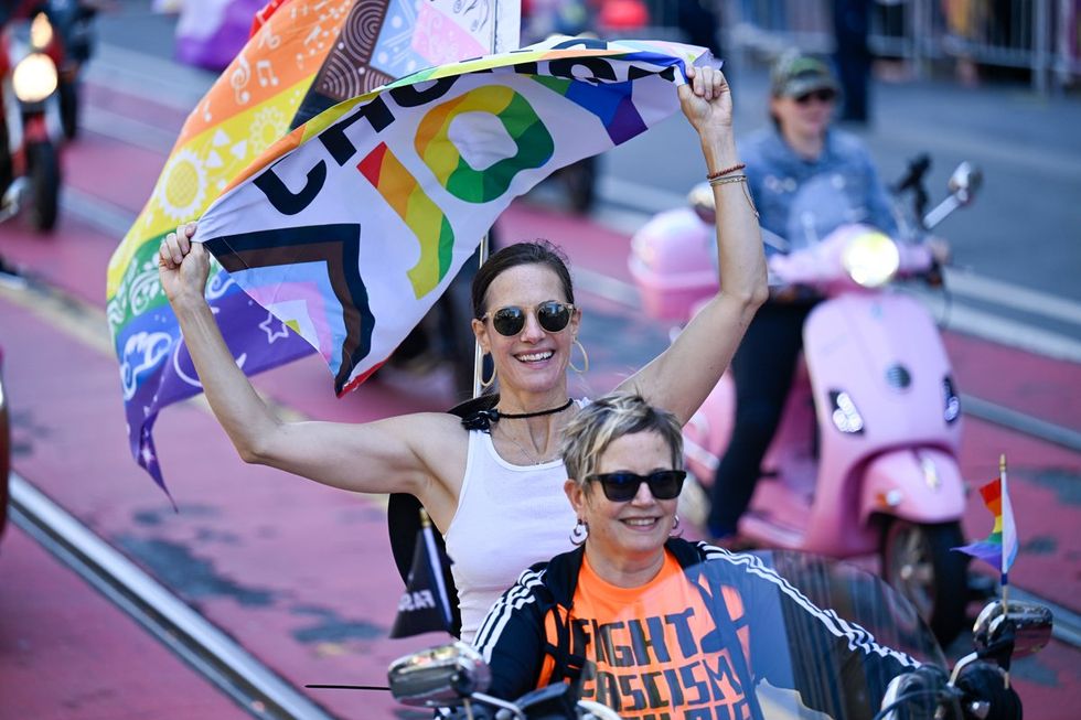 San Francisco Pride Parade Protest March 2025