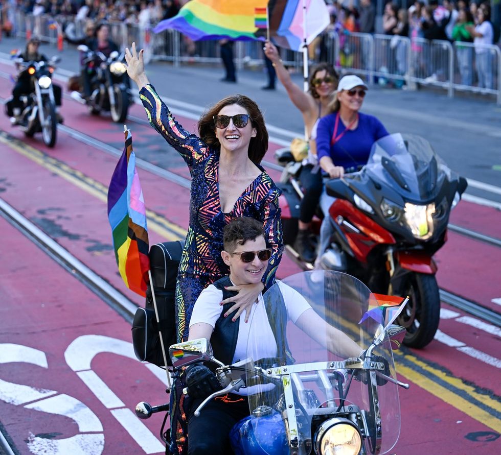 San Francisco Pride Parade Protest March 2025