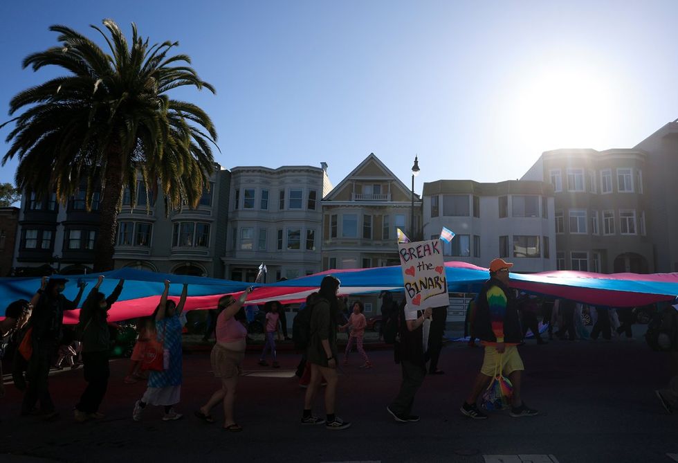 San Francisco Trans March Protest LGBTQIA Pride Weekend 2025
