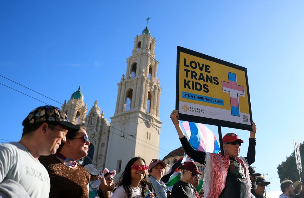 San Francisco Trans March Protest LGBTQIA Pride Weekend 2025