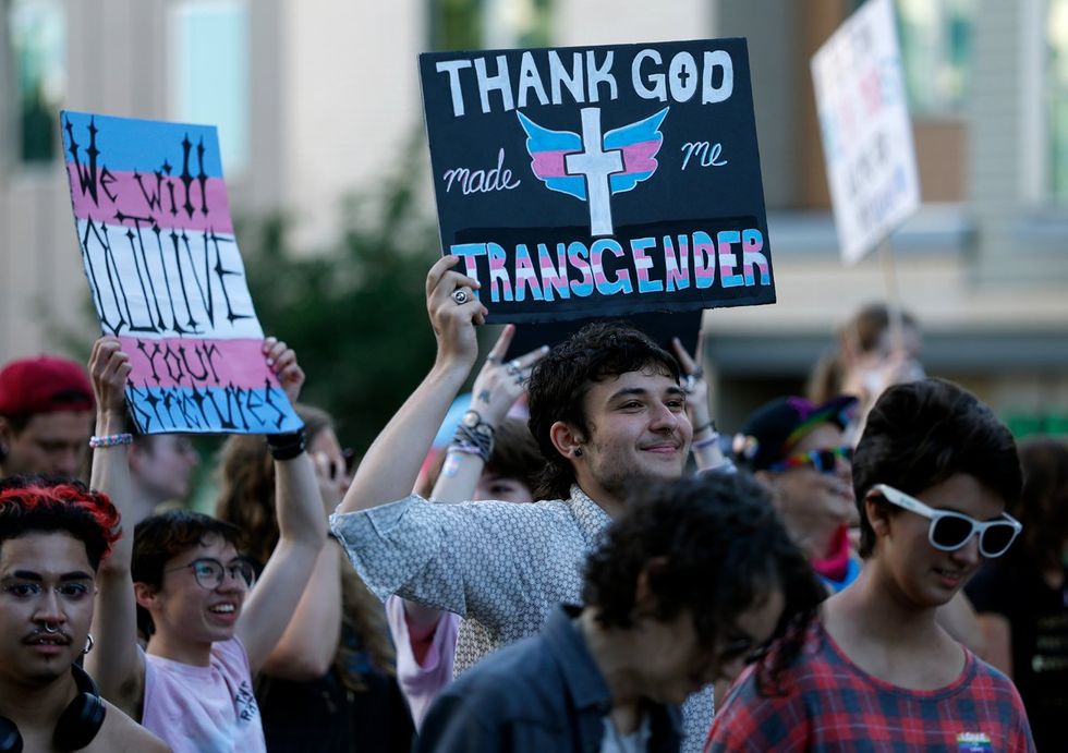 San Francisco Trans March Protest LGBTQIA Pride Weekend 2025