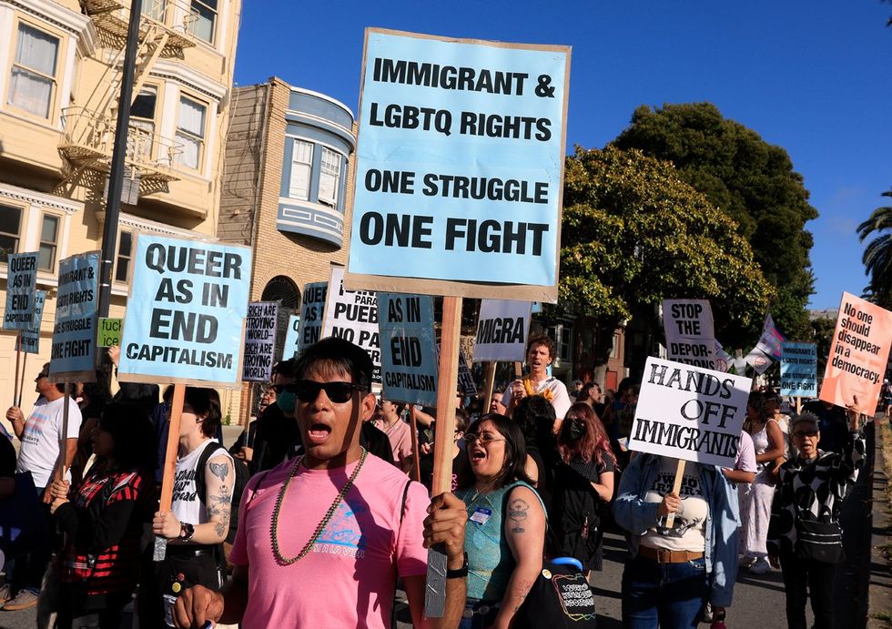 San Francisco Trans March Protest LGBTQIA Pride Weekend 2025
