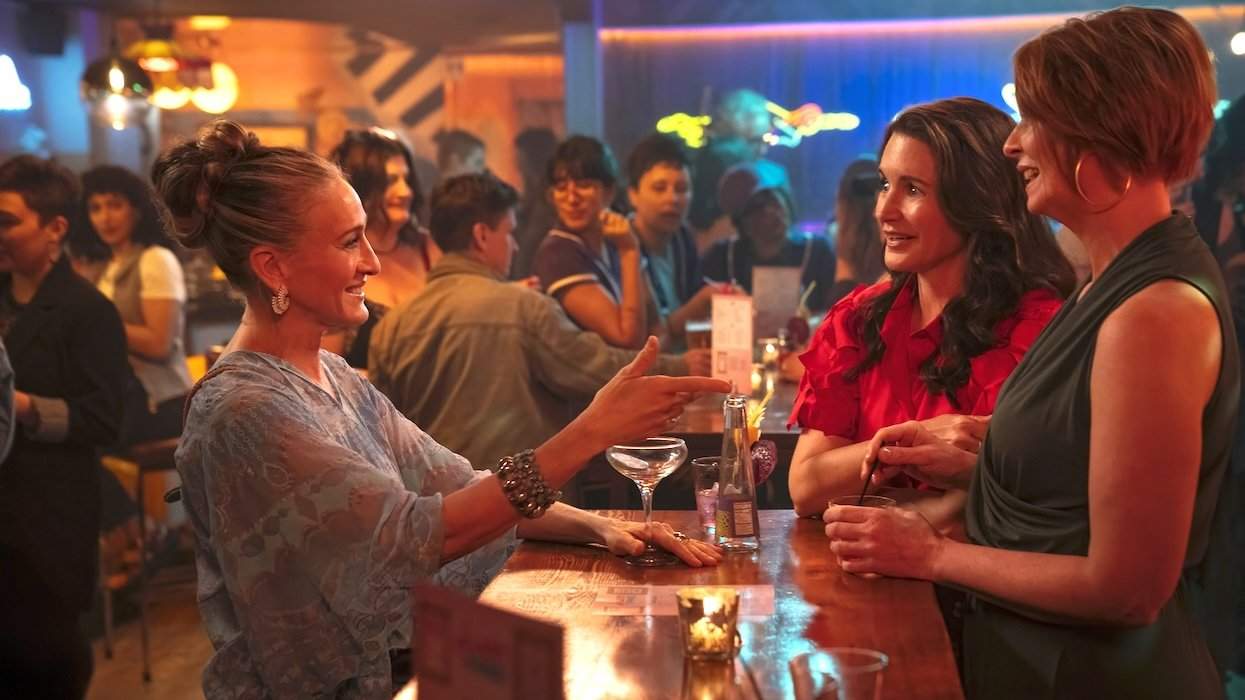 Sarah Jessica Parker, Kristin Davis, and Cynthia Nixon in And Just Like That
