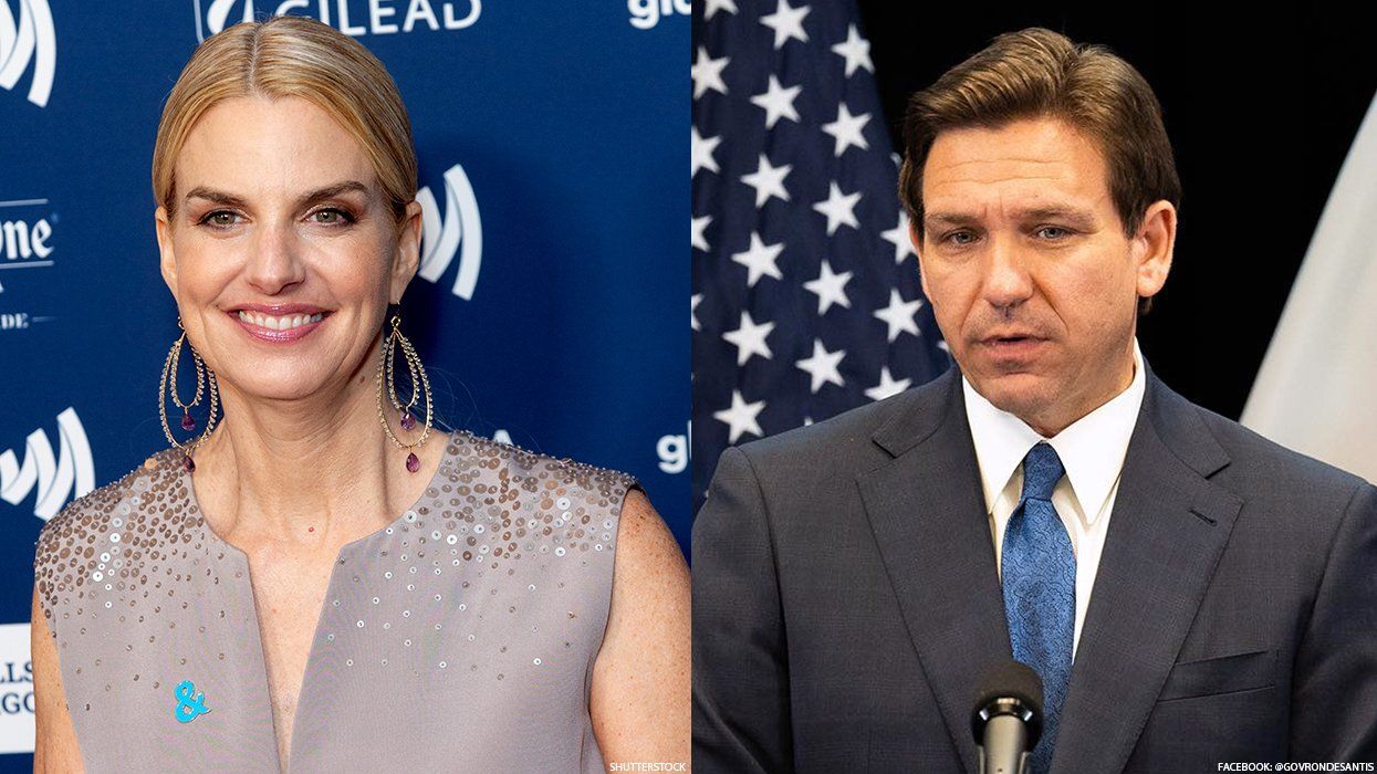 Sarah Kate Ellis and Ron DeSantis