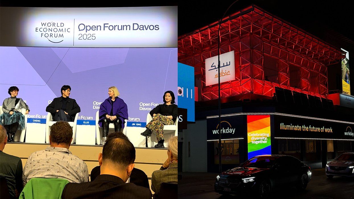 Sarah Kate Ellis speaks on DAVOS panel