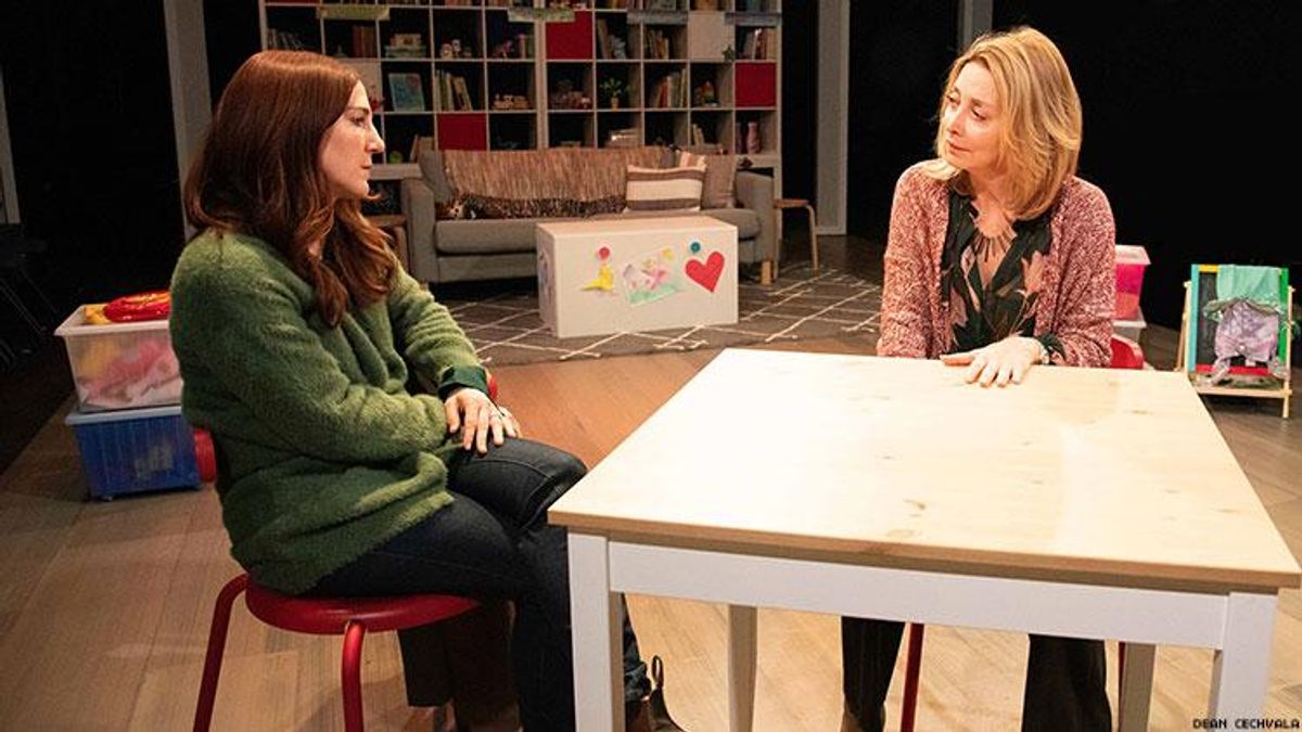 Sarah Utterback and Sharon Lawrence in A Kid Like Jake