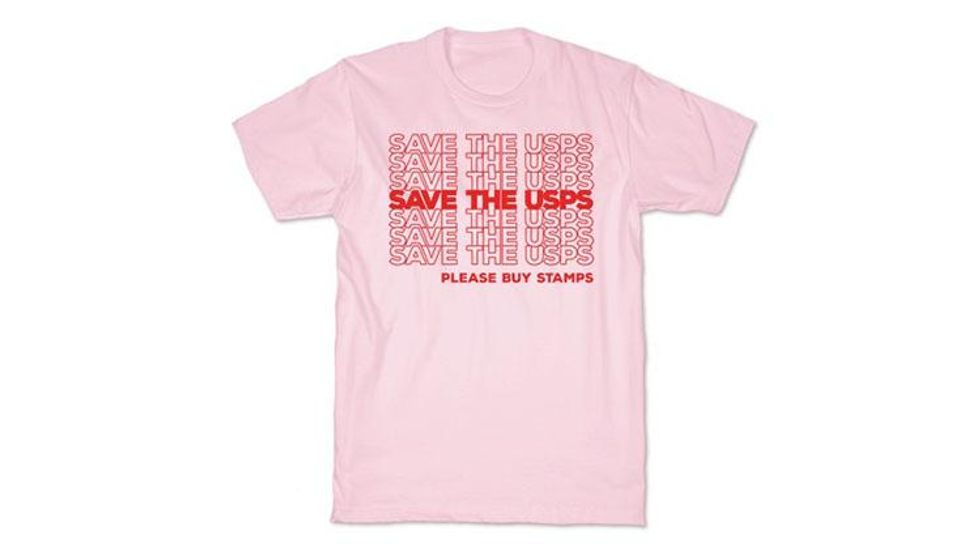 Save the USPS Thank You Bag Style Tee