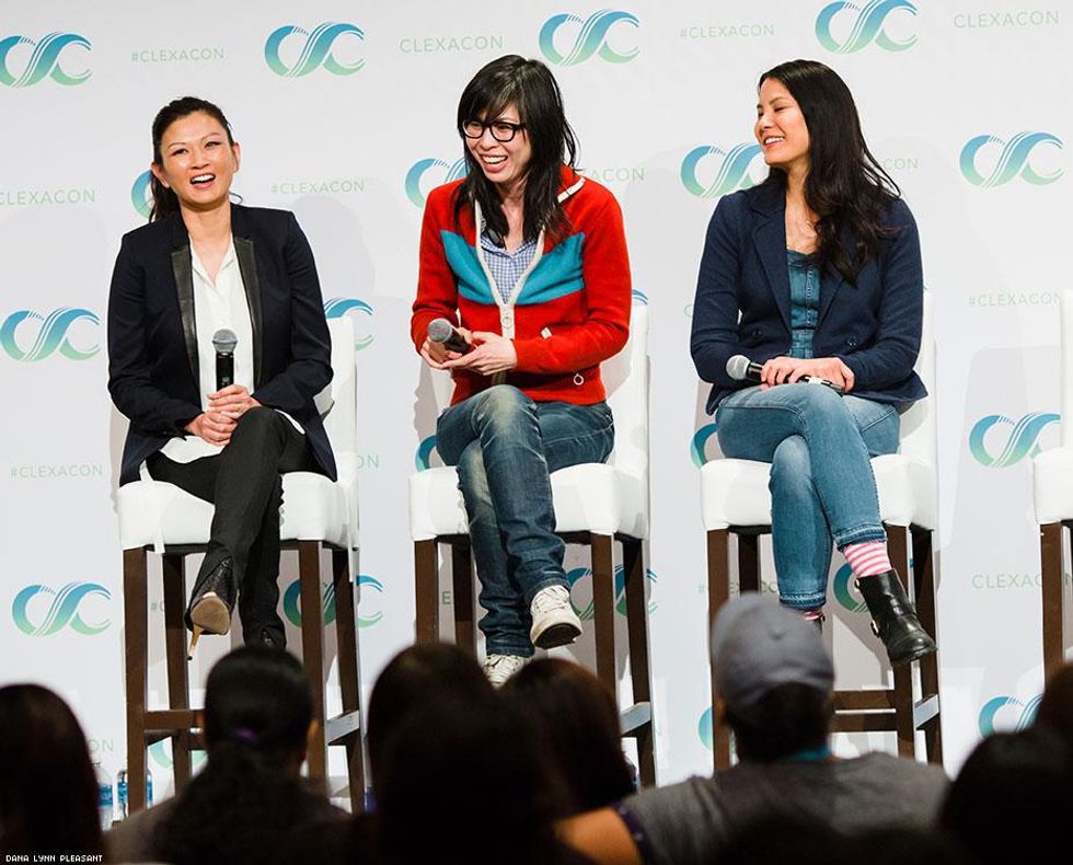 Saving Face panel: Michelle Krusiec, Alice Wu, and Lynn Chen