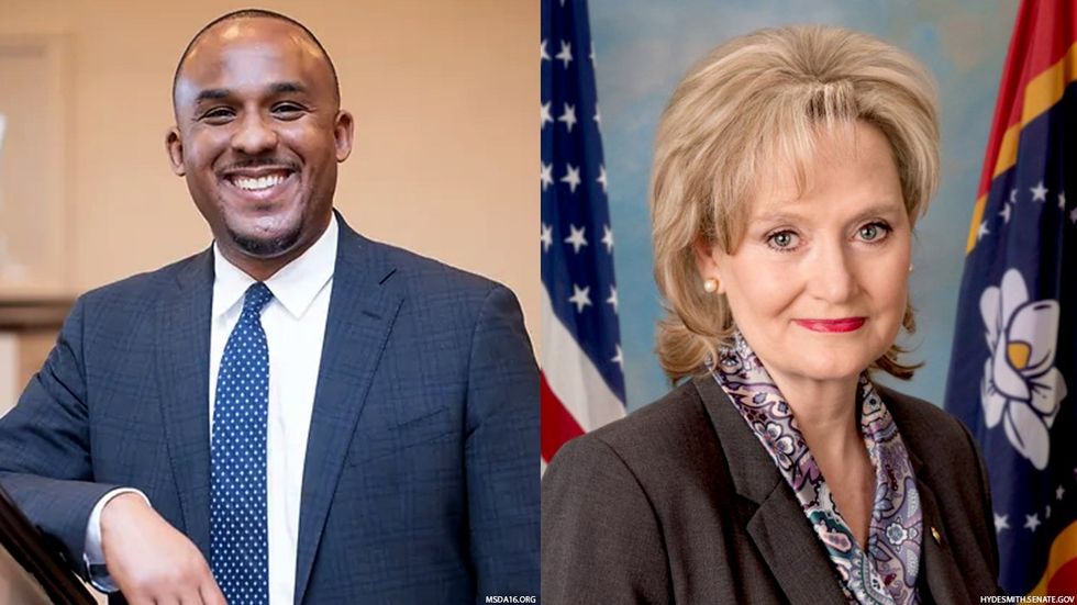 Scott Colom and Cindy Hyde-Smith