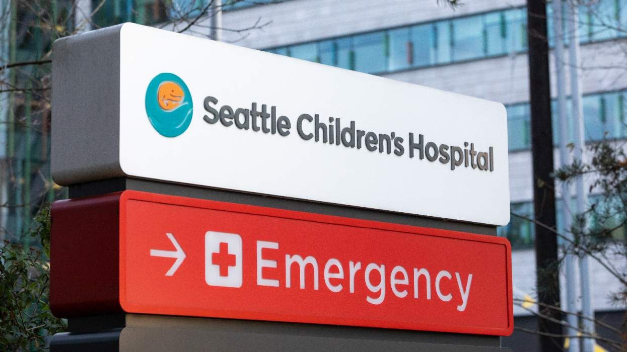 Seattle Children's Hospital sign