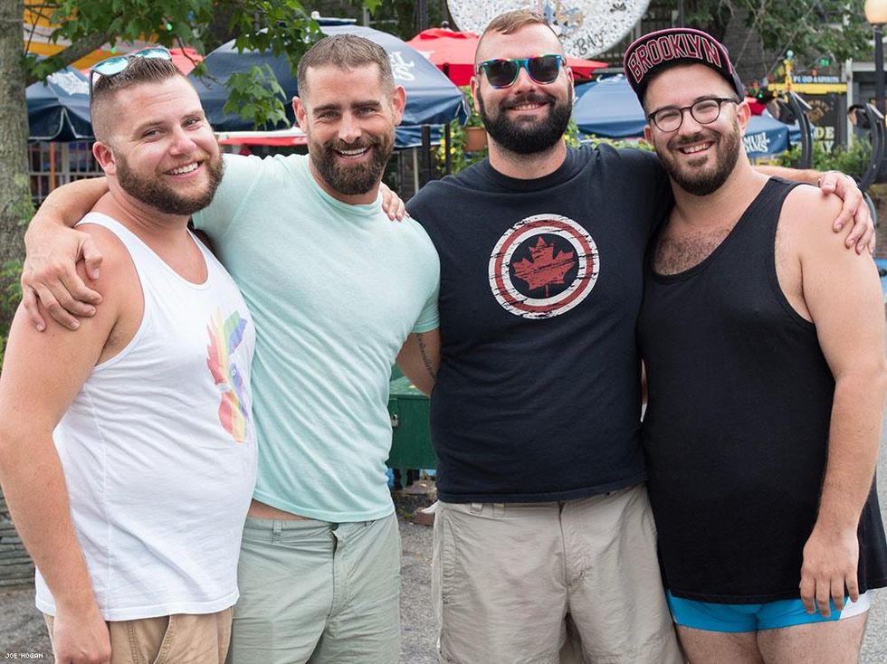 Second from left: Brian Sims