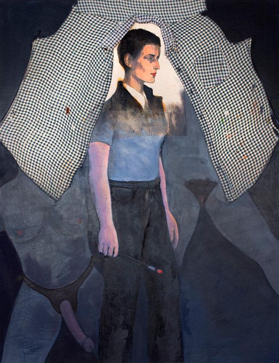 "Self-portrait as Romaine Brooks"