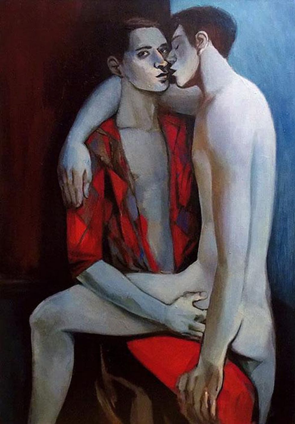 Self-Portrait With Alex, 2013