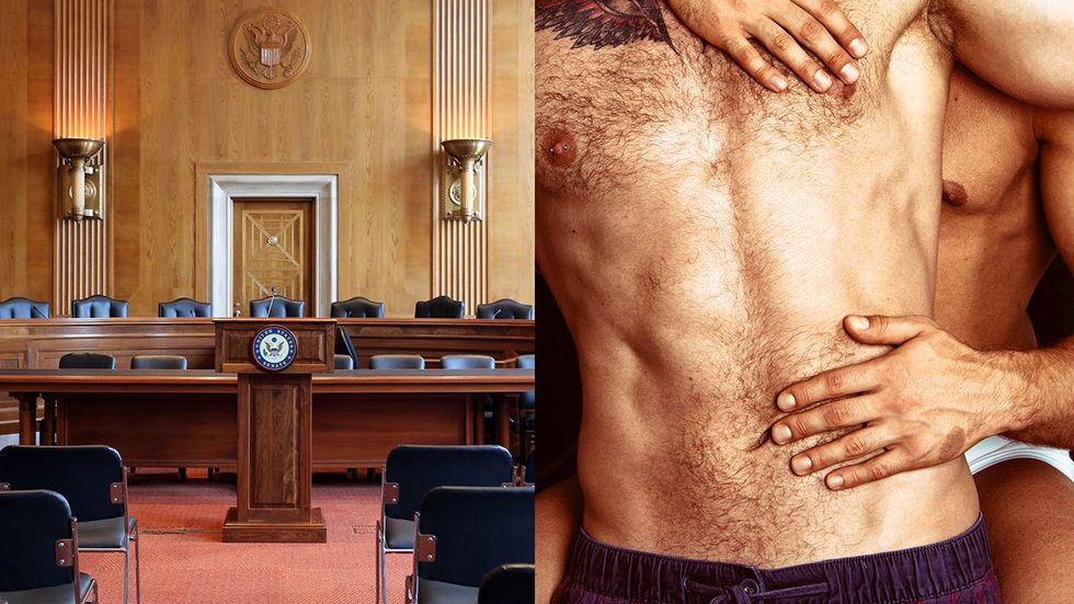 Senate hearing room gay sex