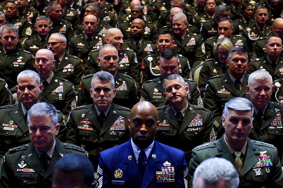 Military leaders at Marine Corps Base Quantico