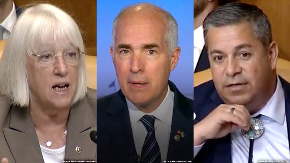 Sens. Patty Murray, Bob Casey, and Ben Ray Luján