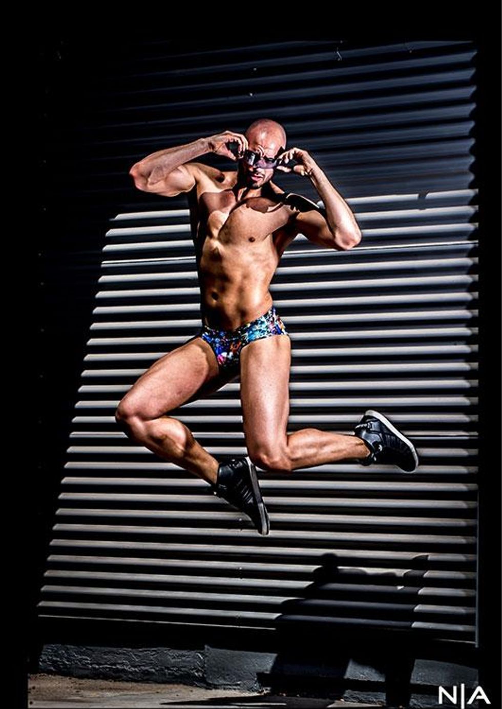 Sewn|Designed by Ron DuWayne for noralapparel.com. Photographer Frank Wise. Model Devon