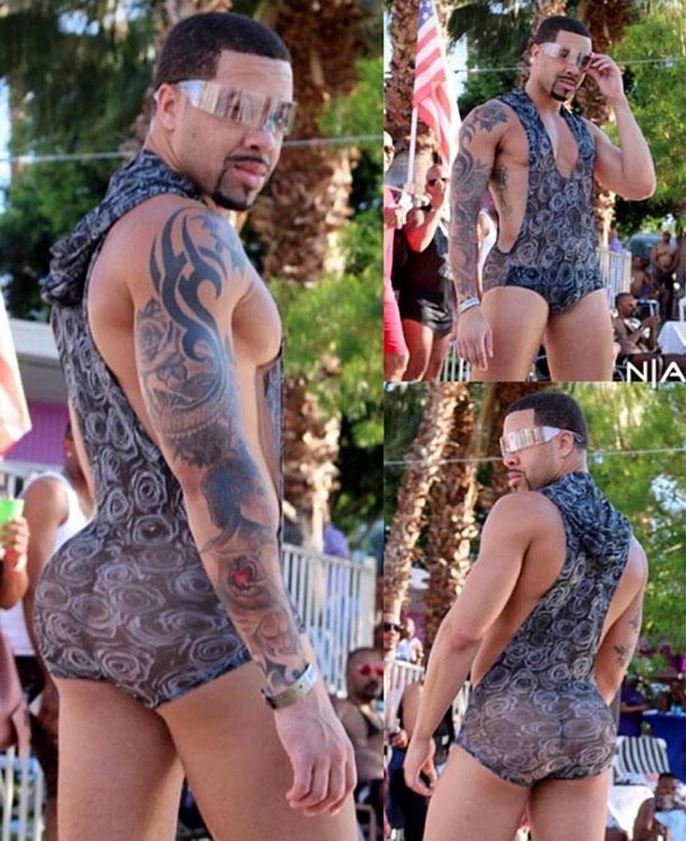 Sewn|Designed by Ron DuWayne for noralapparel.com. Photographer Steven Blank. Model Steven