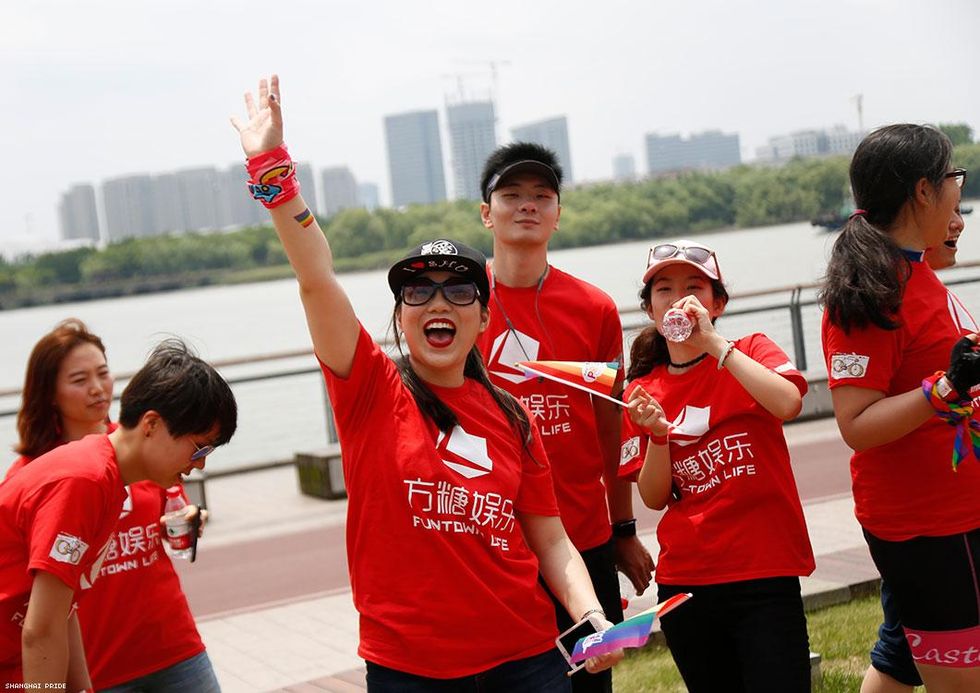 Shanghai Pride Rainbow Bike Ride