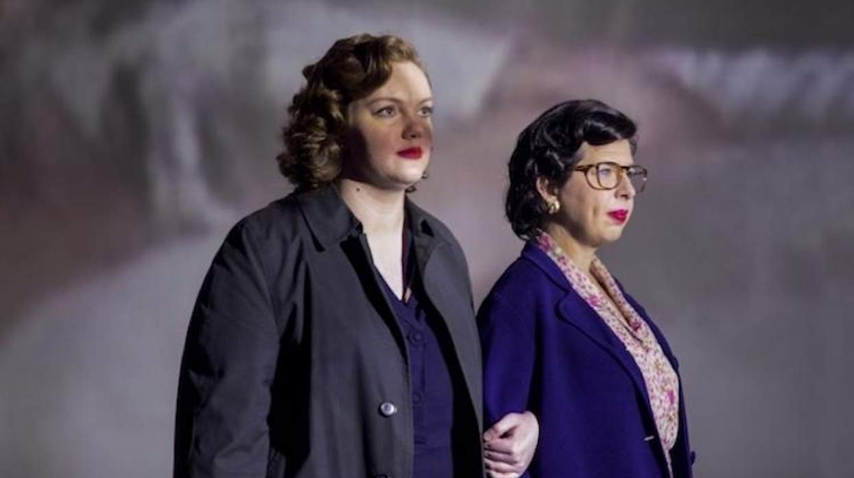 Shannon Purser & Heather Matarazzo as Del Martin & Phyllis Lyon