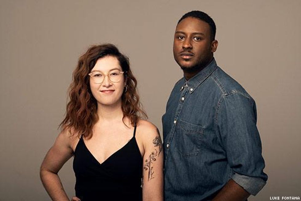 Shayna Maci Warner and Edwin Bodney strike a pose.