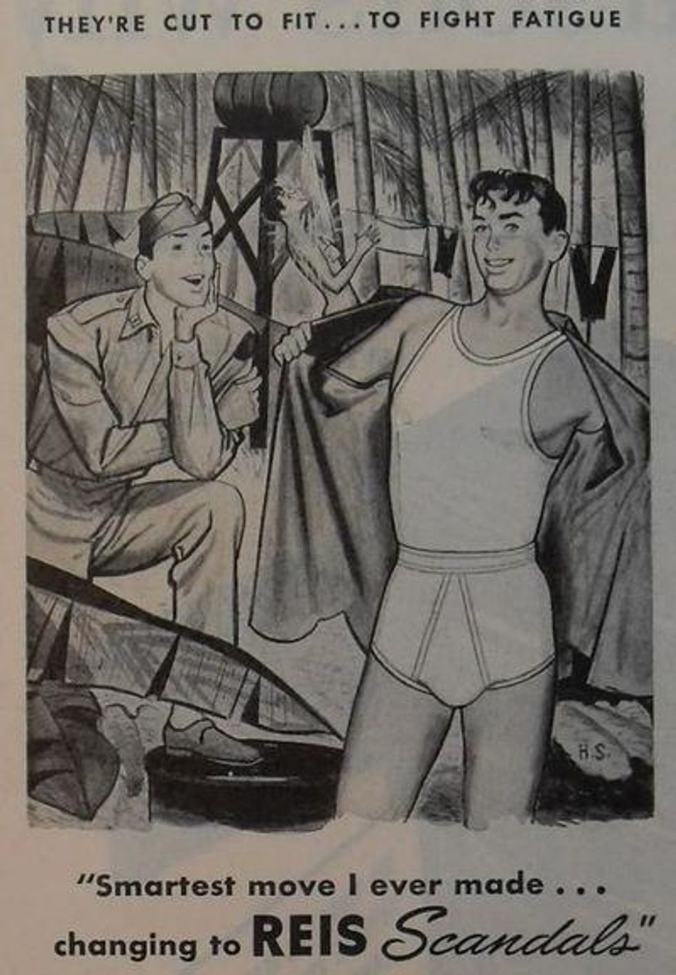 Show-off. All the boys can see your dirty pillows.