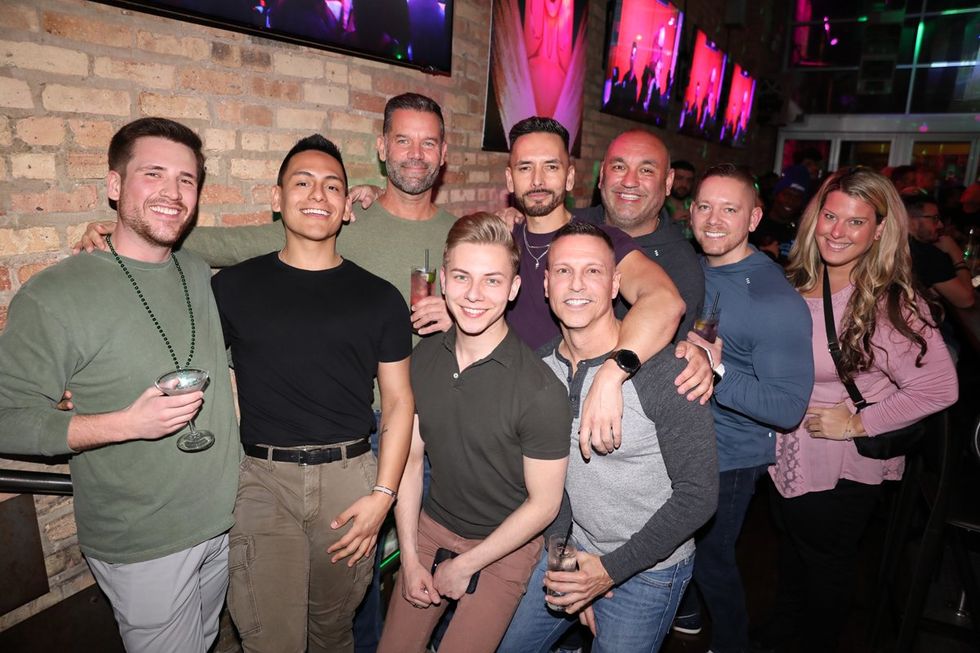 Sidetrack Chicago gay bar st patricks day weekend party 2024