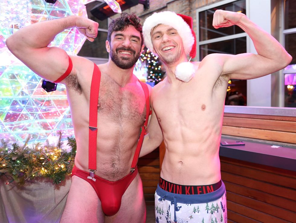 Sidetrack Chicago Santa Speedo Run 2023