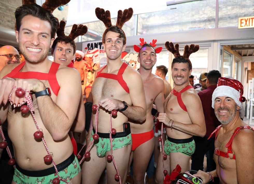 Sidetrack Chicago Santa Speedo Run 2023