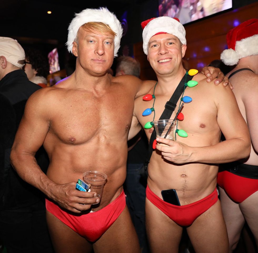 Sidetrack Chicago Santa Speedo Run 2023