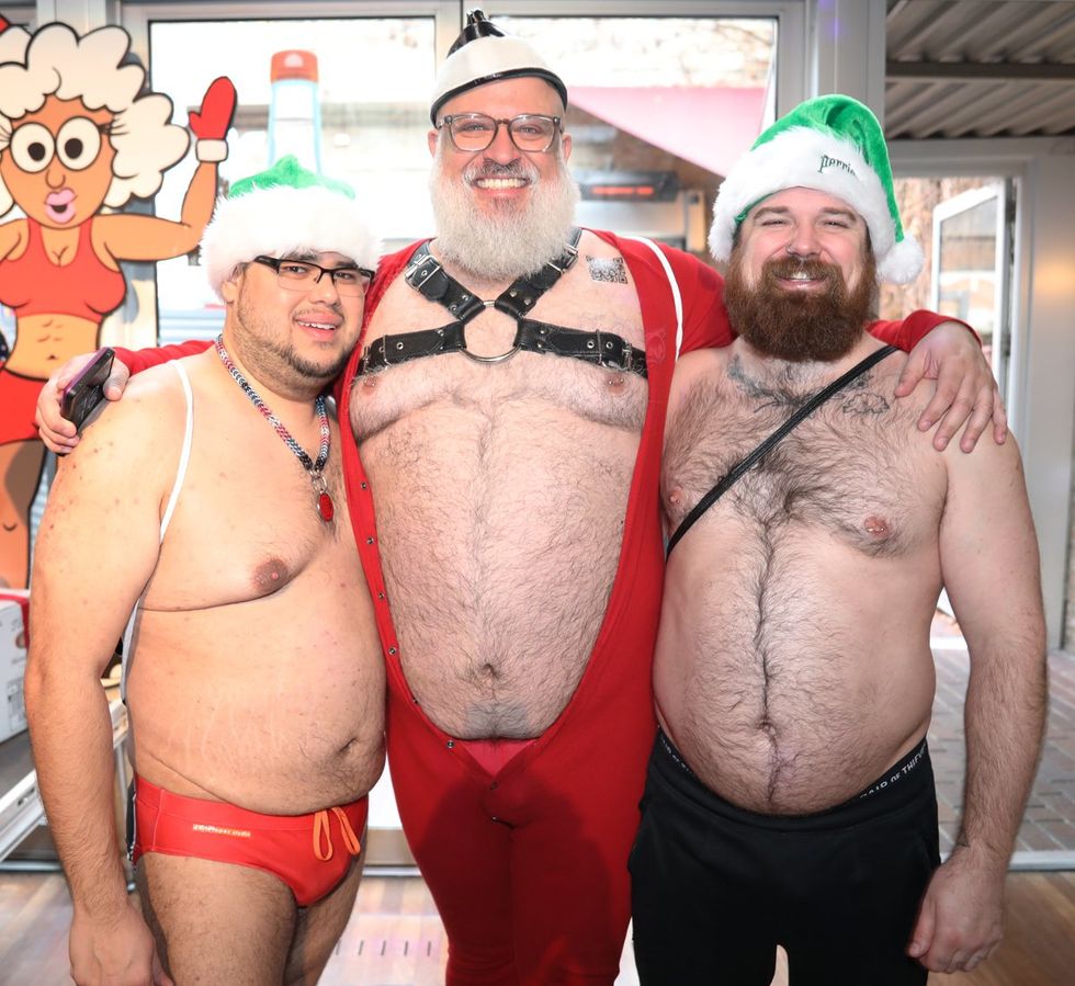 Sidetrack Chicago Santa Speedo Run 2023